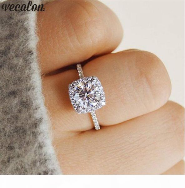 vecalon fashion statement ring 925 sterling silver diamond engagement wedding band rings for women men party finger jewelry, Slivery;golden
vecalon fashion statement ring 925 sterling silver diamond engagement wedding band rings for women men party finger jewelry, Slivery;golden