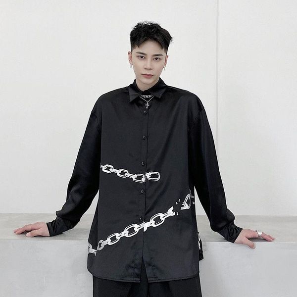 2020 spring and autumn new youth popular men's loose special chain printed long-sleeved shirt fashion casual shirt jacket black1, White;black
2020 spring and autumn new youth popular men's loose special chain printed long-sleeved shirt fashion casual shirt jacket black1, White;black