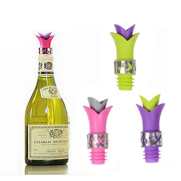 food grade silicone lily wine bottle sers bottle cap wine plug durable wine pourer anti spill tools kitchen bar tool lujxa bamyr
food grade silicone lily wine bottle sers bottle cap wine plug durable wine pourer anti spill tools kitchen bar tool lujxa bamyr
