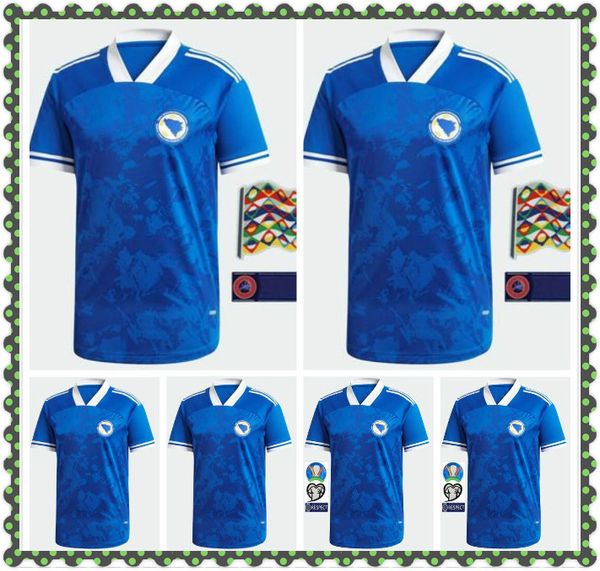 20 21 bosnia-herzegovina national team soccer jerseys 2020 2021 home blue football shirts dzeko pjanic visca hodzic gojak krunic uniforms, Black;yellow
20 21 bosnia-herzegovina national team soccer jerseys 2020 2021 home blue football shirts dzeko pjanic visca hodzic gojak krunic uniforms, Black;yellow
