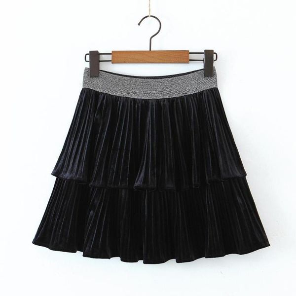 gtgyff high-waisted skirt for women 2020 trendy ruffles layers velvet mini winter woman clothes skirts korean fashion clothing, Black
gtgyff high-waisted skirt for women 2020 trendy ruffles layers velvet mini winter woman clothes skirts korean fashion clothing, Black
