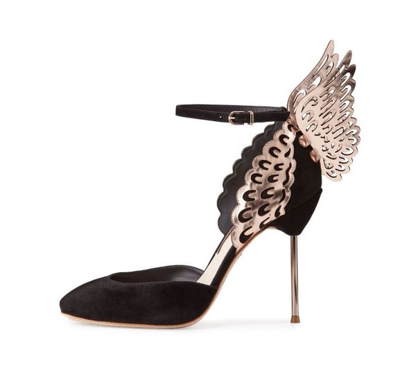 2020 woman elegant to butterfly bombs gold wing women's wedding shoes buckle luxury design ladies'shoes ktey, Black
2020 woman elegant to butterfly bombs gold wing women's wedding shoes buckle luxury design ladies'shoes ktey, Black