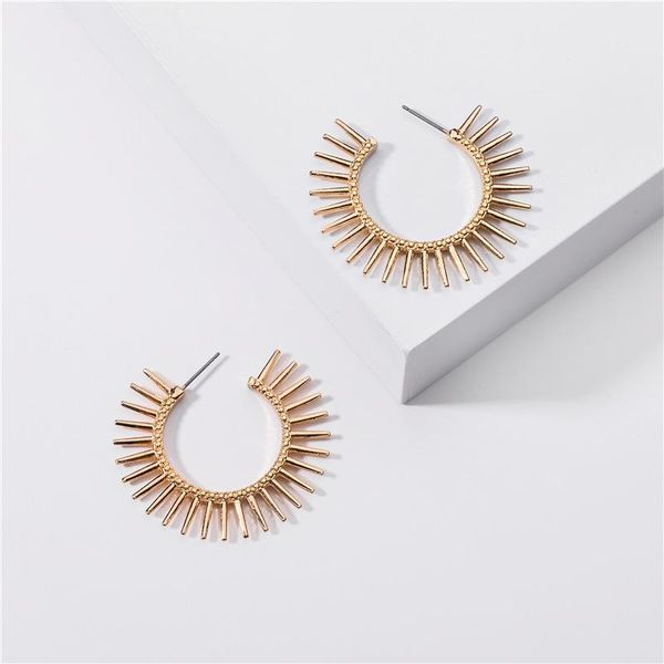 wholesale jewelry sun flower hoop earrings for women round hedgehog copper earrings exaggerated punk jewelry party earring, Golden;silver
wholesale jewelry sun flower hoop earrings for women round hedgehog copper earrings exaggerated punk jewelry party earring, Golden;silver