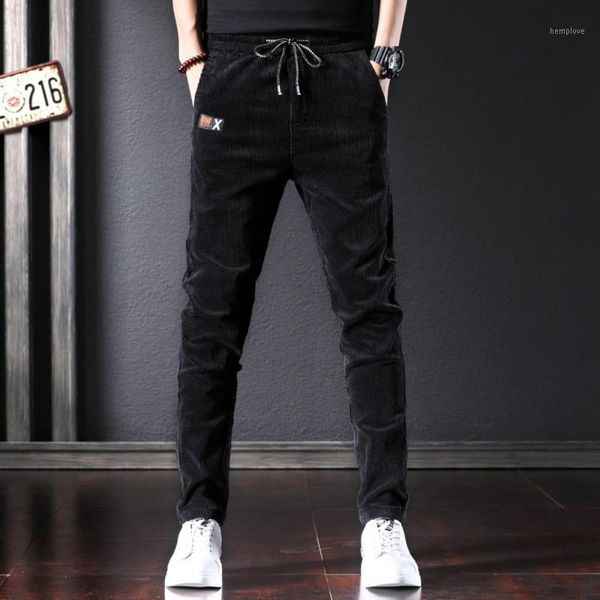 autumn newly designer fashion men jeans korean style elastic slim fit casual corduroy pencil pants winter velvet warm trousers1, Blue
autumn newly designer fashion men jeans korean style elastic slim fit casual corduroy pencil pants winter velvet warm trousers1, Blue