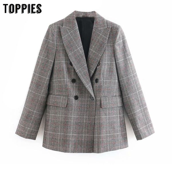 vintage gray lattice suit jacket coat office laides formal blazer spring women jacket double breasted 201201, White;black
vintage gray lattice suit jacket coat office laides formal blazer spring women jacket double breasted 201201, White;black