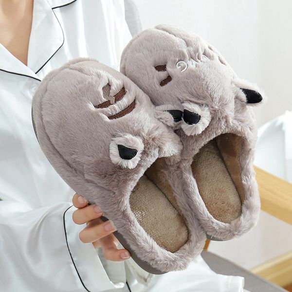 men winter home slippers cartoon cat shoes non-slip soft winter warm house slippers indoor bedroom lovers couples floor shoes y1202, Black
men winter home slippers cartoon cat shoes non-slip soft winter warm house slippers indoor bedroom lovers couples floor shoes y1202, Black