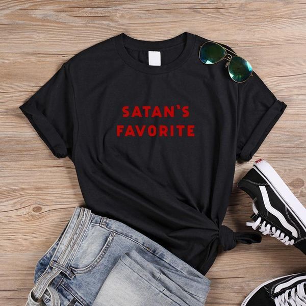 t shirt women satans favorite aesthetic tumblr slogan fashion 90s young style summer short sleeve t shirt women q-857, White
t shirt women satans favorite aesthetic tumblr slogan fashion 90s young style summer short sleeve t shirt women q-857, White