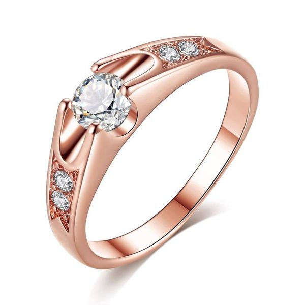 korean version of the popular round zircon micro inlaid lover wedding ring rose gold ring gift couple, Slivery;golden
korean version of the popular round zircon micro inlaid lover wedding ring rose gold ring gift couple, Slivery;golden
