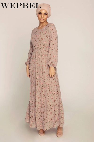 wepbel women's casual printed floral chiffon dress muslim long sleeve o-neck loose robe dubai arab1, Red
wepbel women's casual printed floral chiffon dress muslim long sleeve o-neck loose robe dubai arab1, Red