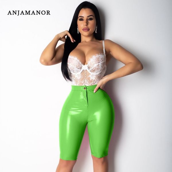 anjamanor neon elastic pu leather high waist biker shorts women punk rock rave clothes knee length short pants d30-ab95 y200403, White;black
anjamanor neon elastic pu leather high waist biker shorts women punk rock rave clothes knee length short pants d30-ab95 y200403, White;black
