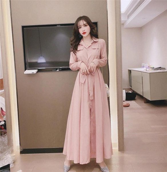 jxmyy autumn new women's long skirt long sleeve single breasted shirt skirt elegant temperament waist waist dress women #jp0v, Black;gray
jxmyy autumn new women's long skirt long sleeve single breasted shirt skirt elegant temperament waist waist dress women #jp0v, Black;gray
