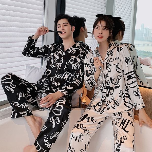 shb1 fzslcyiyi lovers pyjamas women sleepwear sleeve silk satin full sets couple pajamas for women flower printed pajama sets pijama mujer x, Black;red
shb1 fzslcyiyi lovers pyjamas women sleepwear sleeve silk satin full sets couple pajamas for women flower printed pajama sets pijama mujer x, Black;red