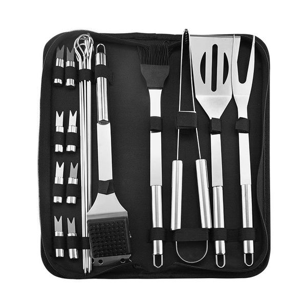 20шт нержавеющей стали bbq инструменты набор для барбекю допрос utensil аксессуары кемпинг открытый выпечка tools kit bbq аксессуары bbylbi
20шт нержавеющей стали bbq инструменты набор для барбекю допрос utensil аксессуары кемпинг открытый выпечка tools kit bbq аксессуары bbylbi
