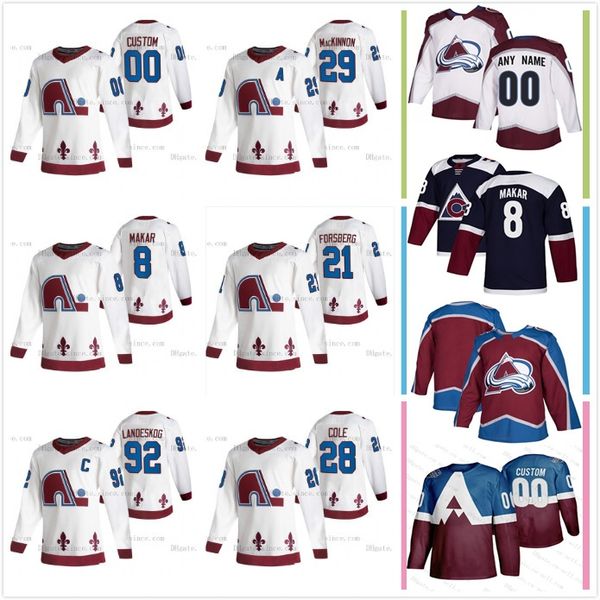 8 cale makar colorado avalanche 2021 reverse retro jersey nathan mackinnon mikko rantanen gabriel landeskog girard nazem saad kadri toews, Black;red
8 cale makar colorado avalanche 2021 reverse retro jersey nathan mackinnon mikko rantanen gabriel landeskog girard nazem saad kadri toews, Black;red