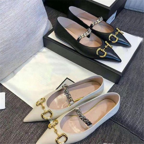 2020 summer new designer woman dress shoes 100% leather fashion brand pointed shoes metal letter luxury lady flat casual shoes size 35-41, Black
2020 summer new designer woman dress shoes 100% leather fashion brand pointed shoes metal letter luxury lady flat casual shoes size 35-41, Black