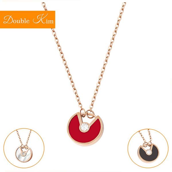 flying saucer pendant necklace rose gold titanium steel chain necklace red black white color fashion trendy women jewelry gift, Silver
flying saucer pendant necklace rose gold titanium steel chain necklace red black white color fashion trendy women jewelry gift, Silver