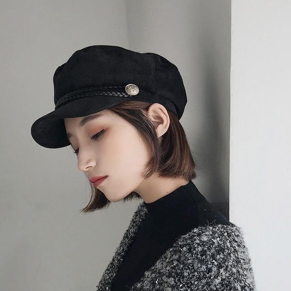 british style velvet women berets dark gray black beret hat for lady girls soft cotton solid fashion female peaked cap, Blue;gray
british style velvet women berets dark gray black beret hat for lady girls soft cotton solid fashion female peaked cap, Blue;gray