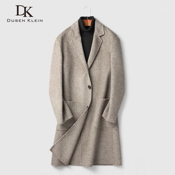 men wool coat winter woolen jacket slim casual long blends 2019 new 91z88061, Black
men wool coat winter woolen jacket slim casual long blends 2019 new 91z88061, Black