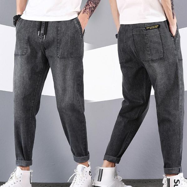 men's jeans large size -7xl stretch long young men fashion pants cotton casual denim trousers gray super, Blue
men's jeans large size -7xl stretch long young men fashion pants cotton casual denim trousers gray super, Blue