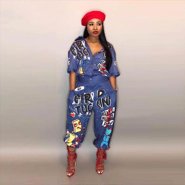 new style brand fashion hip hop style women jumpsuit special letter turn down collar half sleeve romper ld8103, Black;white
new style brand fashion hip hop style women jumpsuit special letter turn down collar half sleeve romper ld8103, Black;white