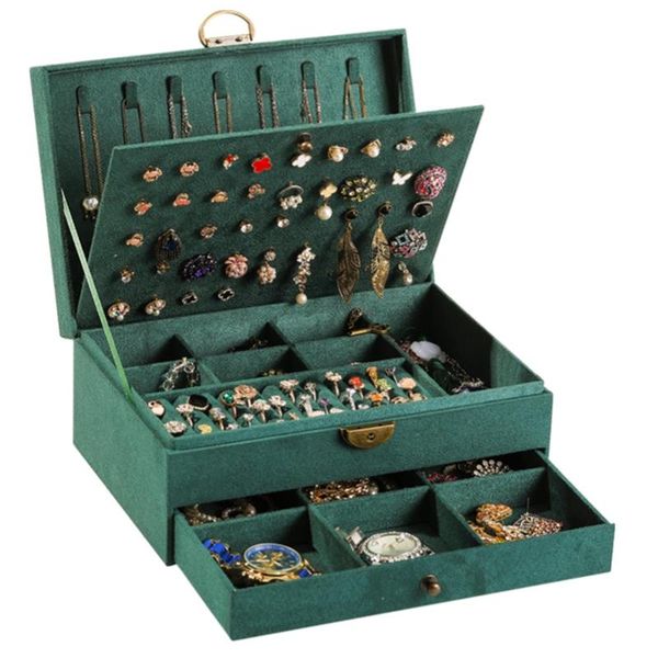 2020 new vintage jewelry box classical oriental charm with antique retro brass lock large capacity, Pink;blue
2020 new vintage jewelry box classical oriental charm with antique retro brass lock large capacity, Pink;blue