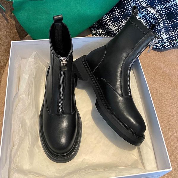boots genuine leather women winter plus velvet woman shoe fashion female breathable cowhide bootie front zipper light black boot
boots genuine leather women winter plus velvet woman shoe fashion female breathable cowhide bootie front zipper light black boot