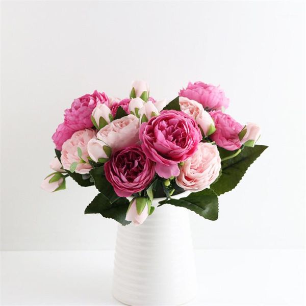 1 bundle 5 big heads 4 small bud silk peony bouquet artificial flowers for wedding home party decoration fake peony rose flower1
1 bundle 5 big heads 4 small bud silk peony bouquet artificial flowers for wedding home party decoration fake peony rose flower1