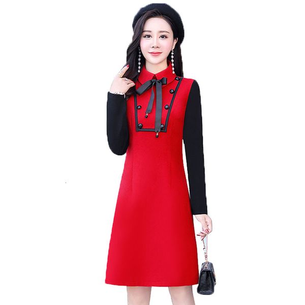 new winter autumn dresses of female wool casual fashion long sleeves thin dress plus size r252 hm86, Black;gray
new winter autumn dresses of female wool casual fashion long sleeves thin dress plus size r252 hm86, Black;gray