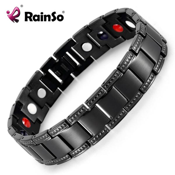 link, chain rainso black titanium bracelet balance energy healing negative ions magnetic power men link gift drop-ship
link, chain rainso black titanium bracelet balance energy healing negative ions magnetic power men link gift drop-ship