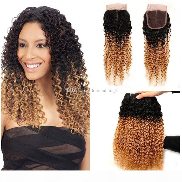 dark root honey blonde ombre human hair #1b 27 kinky curly hair bundles weaves with lace closure middle three part 4pcs lot, Black;brown
dark root honey blonde ombre human hair #1b 27 kinky curly hair bundles weaves with lace closure middle three part 4pcs lot, Black;brown