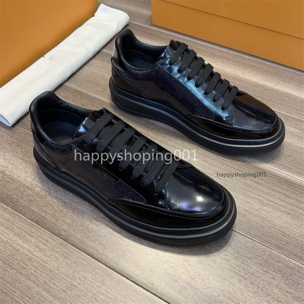 men's shoes party sneakers lovers genuine leather low cut shoes color matching casual flats brand shoes black size 38-45
men's shoes party sneakers lovers genuine leather low cut shoes color matching casual flats brand shoes black size 38-45