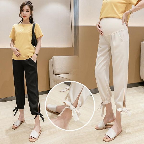 maternity bottoms 1223# pants solid color loose leisure summer casual comfy belly support elastic waist1, White
maternity bottoms 1223# pants solid color loose leisure summer casual comfy belly support elastic waist1, White