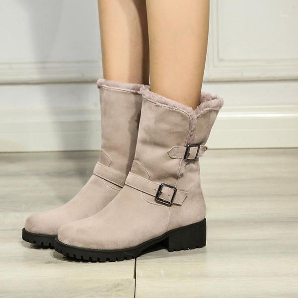 boots ymechic winter footwear woman beige brown med chunky heels warm plush snow buckle strap ladies shoes ankle boot plus size1, Black
boots ymechic winter footwear woman beige brown med chunky heels warm plush snow buckle strap ladies shoes ankle boot plus size1, Black