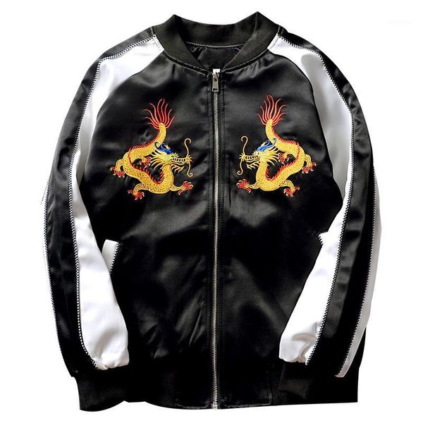 2020 japanese embroider jacket male female long sleeve printing couples outerwear korean baseball suit chinese windbreaker coat1, Black;brown
2020 japanese embroider jacket male female long sleeve printing couples outerwear korean baseball suit chinese windbreaker coat1, Black;brown