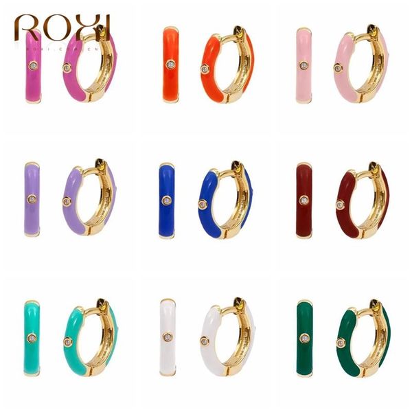 roxi ins 9 colors colorful small hoop earrings for women fine jewelry cartilage earrings unusual 925 sterling silver pendientes, Golden;silver
roxi ins 9 colors colorful small hoop earrings for women fine jewelry cartilage earrings unusual 925 sterling silver pendientes, Golden;silver