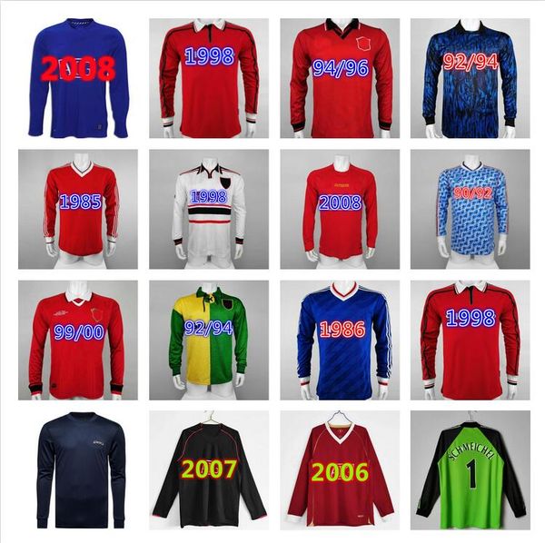 manchester retro version 1994 96 02 83 07 08 soccer jersey goalkeeper long sleeve finals football giggs scholes beckham ronaldo 98 99 canton, Black
manchester retro version 1994 96 02 83 07 08 soccer jersey goalkeeper long sleeve finals football giggs scholes beckham ronaldo 98 99 canton, Black
