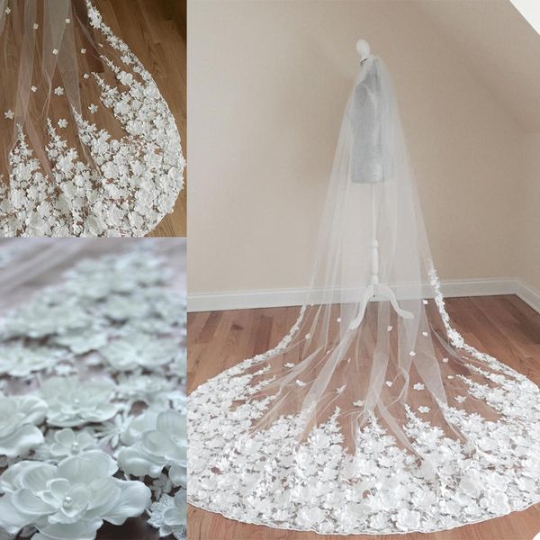 luxurious bridal veils lace appliques beads cathedral wedding shawl custom made bridal long tulle veil wedding accessories popular shawl, Black 
luxurious bridal veils lace appliques beads cathedral wedding shawl custom made bridal long tulle veil wedding accessories popular shawl, Black