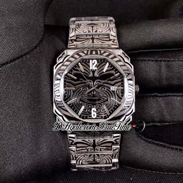 2021 octo solotempo 41mm black maori tattoo mens watch bgo41s engraving totem punk style swiss quartz stainless steel bracelet puretime e07a, Slivery;brown
2021 octo solotempo 41mm black maori tattoo mens watch bgo41s engraving totem punk style swiss quartz stainless steel bracelet puretime e07a, Slivery;brown