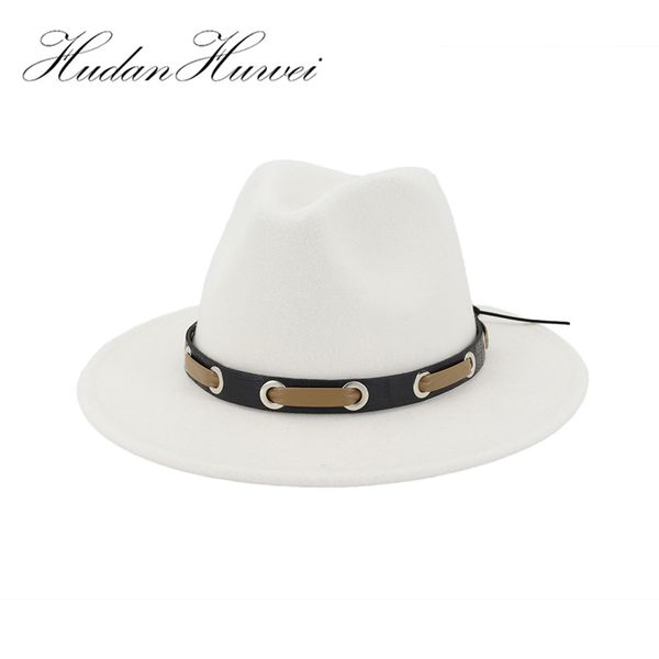 trendy men women wool felt jazz style fedora hats panama trilby party formal hat in black ,white and yellow with belt decor t200118, Blue;gray
trendy men women wool felt jazz style fedora hats panama trilby party formal hat in black ,white and yellow with belt decor t200118, Blue;gray
