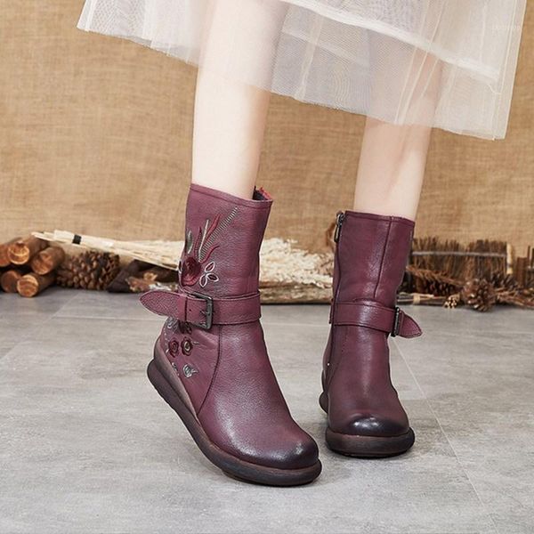 mid tube women's boots 2020 autumn winter new leather women's boots embroidered thick bottom non-slip casual women short boot1, Black
mid tube women's boots 2020 autumn winter new leather women's boots embroidered thick bottom non-slip casual women short boot1, Black