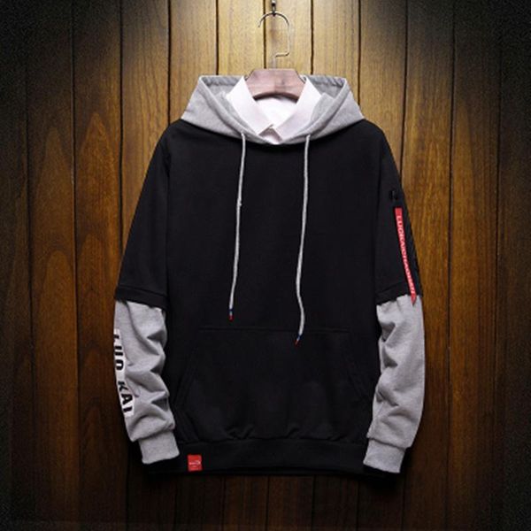 2020japanese style brand clothing sweatshirt men hoodies fashion casual patchwork tracksuit autumn spring hooded plus size s-5xl, Black
2020japanese style brand clothing sweatshirt men hoodies fashion casual patchwork tracksuit autumn spring hooded plus size s-5xl, Black