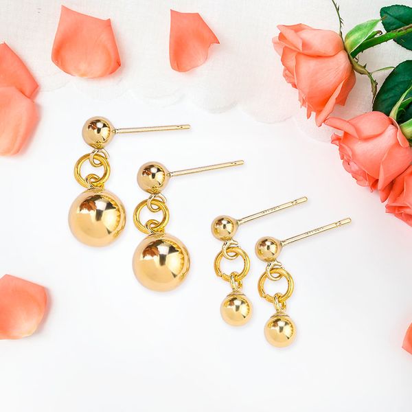 1pair 3-4mm round14k gold filled stud earring ear pins ball shape earring hooks for diy handmade female earring jewelry design
1pair 3-4mm round14k gold filled stud earring ear pins ball shape earring hooks for diy handmade female earring jewelry design