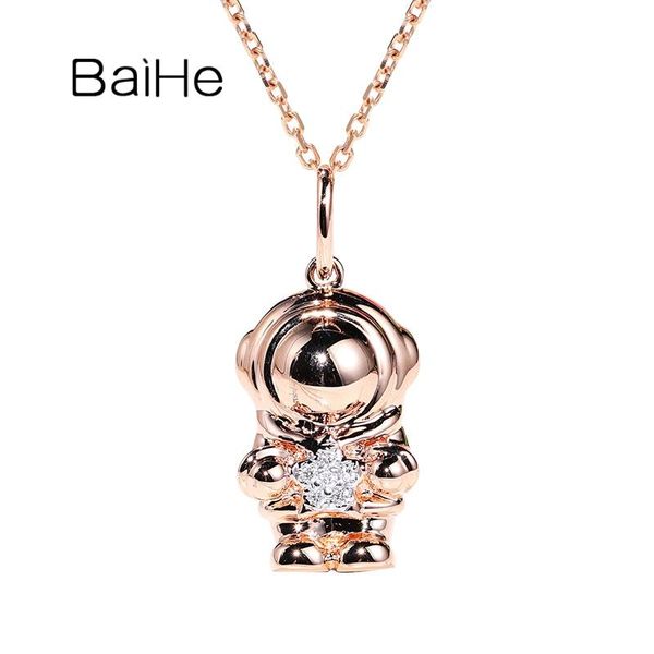 chains baihe solid 14k white/yellow/rose gold 0.02ct natural diamonds women trendy wedding fine jewelry astronaut pendant for, Silver
chains baihe solid 14k white/yellow/rose gold 0.02ct natural diamonds women trendy wedding fine jewelry astronaut pendant for, Silver