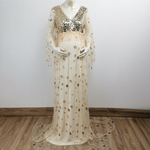 maternity dresses maxi long sequence prom po shoot pregnancy tulle gown baby shower costume party dress for women pography props, White
maternity dresses maxi long sequence prom po shoot pregnancy tulle gown baby shower costume party dress for women pography props, White