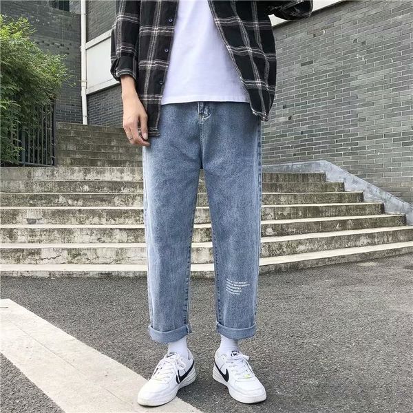 jeans men's autumn straight tube loose fashion brand korean fashion if casual pants, Blue
jeans men's autumn straight tube loose fashion brand korean fashion if casual pants, Blue