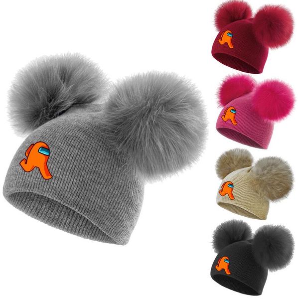 among us game kids knitted hat pom pom beanie baby double fur ball wool hat children boys girls winter windproof warm hat cap e122404, Yellow
among us game kids knitted hat pom pom beanie baby double fur ball wool hat children boys girls winter windproof warm hat cap e122404, Yellow