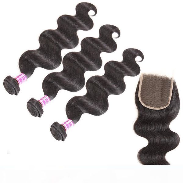 100% brazilian virgin hair body wave weft with 4x4 lace closure 3 bundles weave and closure brazilian human hair weave, Black;brown
100% brazilian virgin hair body wave weft with 4x4 lace closure 3 bundles weave and closure brazilian human hair weave, Black;brown