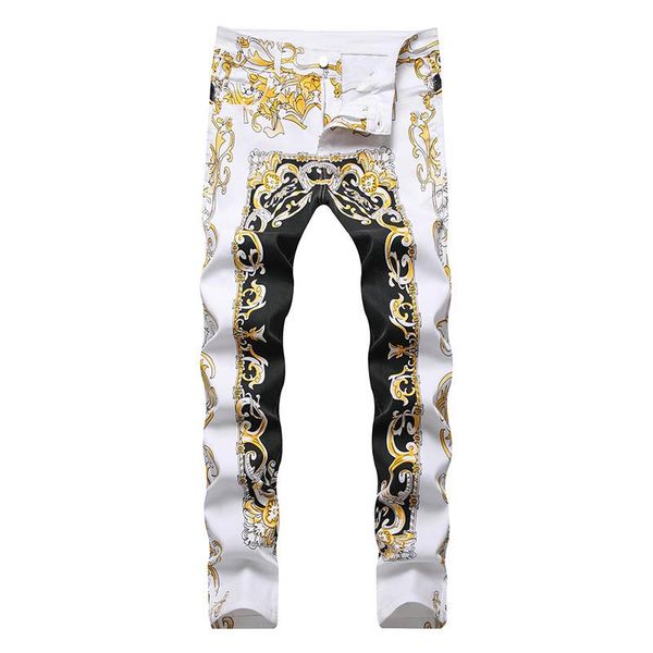 men's jeans kiovno men fashion printed pants hip streetwear denim trousers male straight washed night club wear, Blue
men's jeans kiovno men fashion printed pants hip streetwear denim trousers male straight washed night club wear, Blue