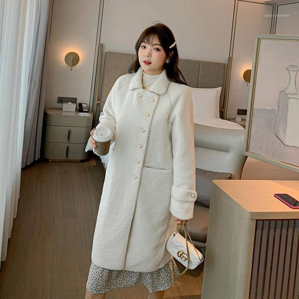 2020 winter fashion retro wool oversize coat women joker single breasted pocket long suit warm thick tweed overcoat female y1691, Black
2020 winter fashion retro wool oversize coat women joker single breasted pocket long suit warm thick tweed overcoat female y1691, Black