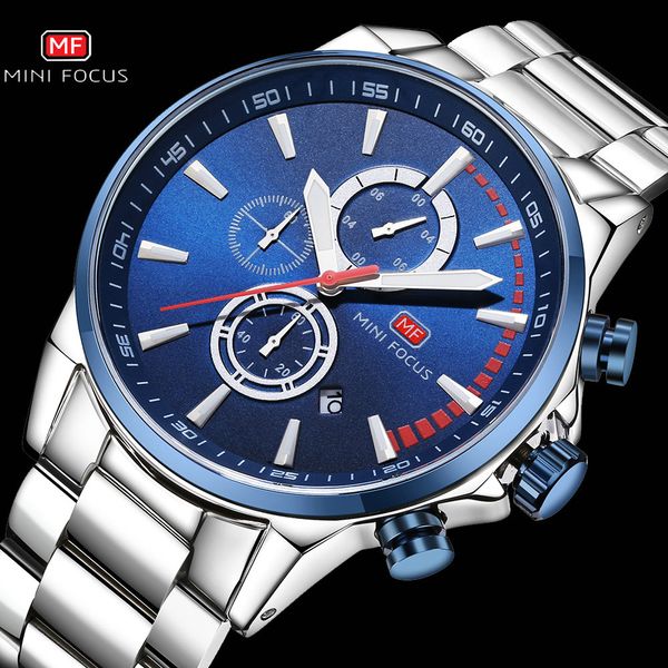 minifocus casual dress watch men quartz clock waterproof fashion chronograph calendar display stainless steel strap wristwatches, Slivery;brown
minifocus casual dress watch men quartz clock waterproof fashion chronograph calendar display stainless steel strap wristwatches, Slivery;brown